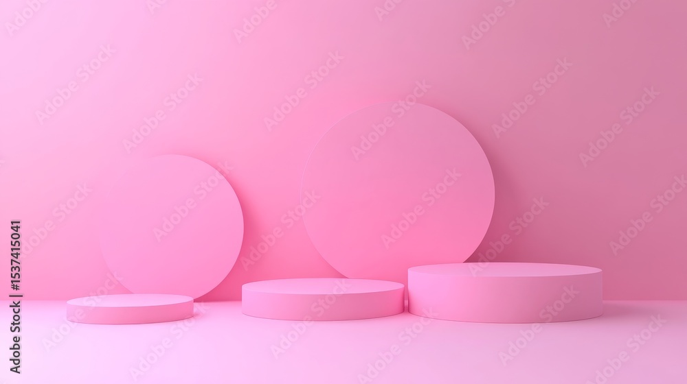 Pink Oval and Cylinder Product Display Mockup, 3D Render,Minimalist Background, Abstract Product Display, Mockup Pink Oval and Cylinder Product Display Mockup, 3D Render,Minimalist Background, Abstract Product Display, Mockup