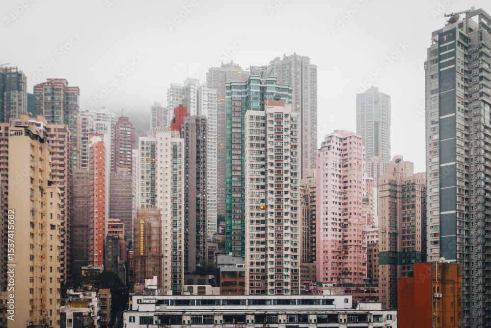 Fototapeta premium Hong Kong skyline