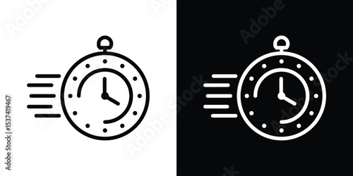 Express icon set in line.