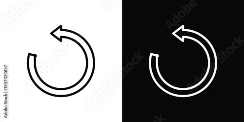 Undo icon set in line.