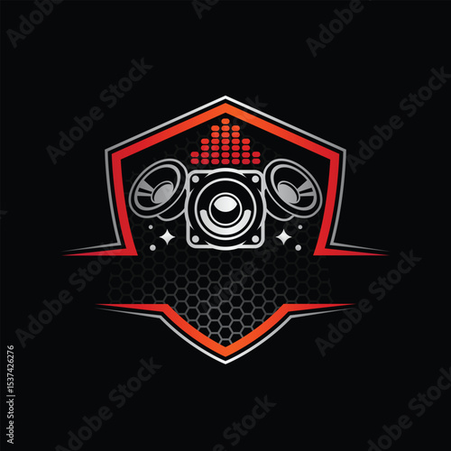 audio abstract logo modern style