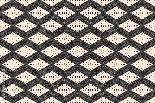 Seamless Fashion Shape Texture Digital Graphic Symmetric Geometric Fabric Wallpaper Visual Template Perspective Endless Interior Background Cloth Decoration Textile Art Tile Design Luxury Pattern.