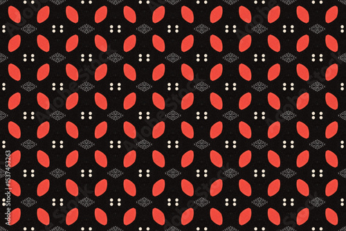 Seamless Fashion Shape Texture Digital Graphic Symmetric Geometric Fabric Wallpaper Visual Template Perspective Endless Interior Background Cloth Decoration Textile Art Tile Design Luxury Pattern.