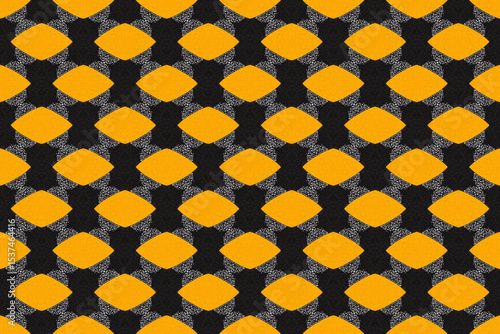 Seamless Fashion Shape Texture Digital Graphic Symmetric Geometric Fabric Wallpaper Visual Template Perspective Endless Interior Background Cloth Decoration Textile Art Tile Design Luxury Pattern.