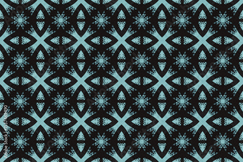 Seamless Fashion Shape Texture Digital Graphic Symmetric Geometric Fabric Wallpaper Visual Template Perspective Endless Interior Background Cloth Decoration Textile Art Tile Design Luxury Pattern.