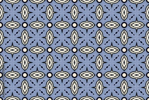 Seamless Fashion Shape Texture Digital Graphic Symmetric Geometric Fabric Wallpaper Visual Template Perspective Endless Interior Background Cloth Decoration Textile Art Tile Design Luxury Pattern.
