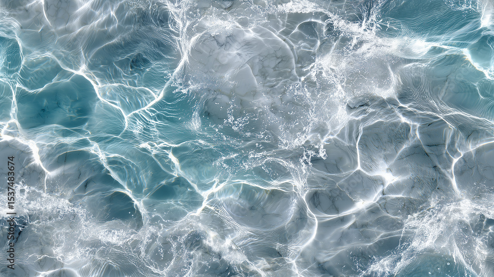 Obraz premium blue water background