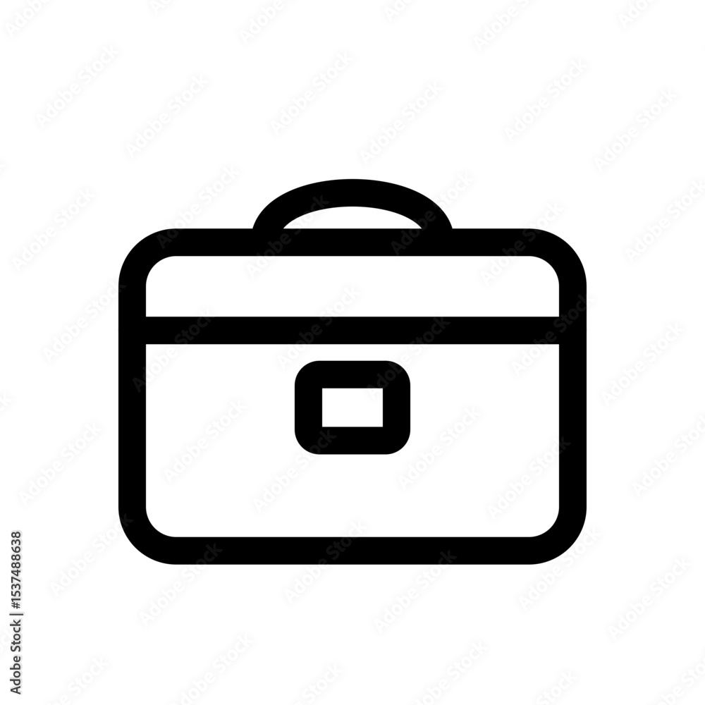Briefcase Outline Icon for Business & Professional Briefcase Outline Icon for Business & Professional