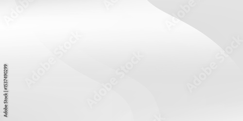 Abstract white and gray color background. Dynamic shapes composition. Eps10 vector