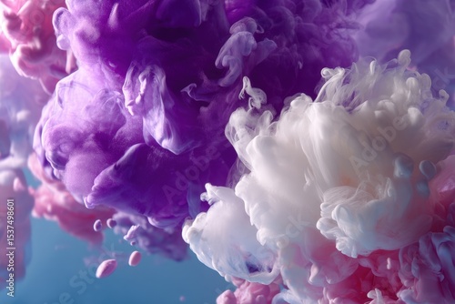 Colorful swirls blend into ...
