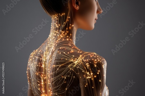 Person viewed from back wit...