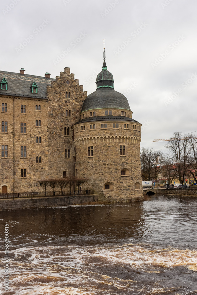 Fototapeta premium The old castle of Orebro, Sweden