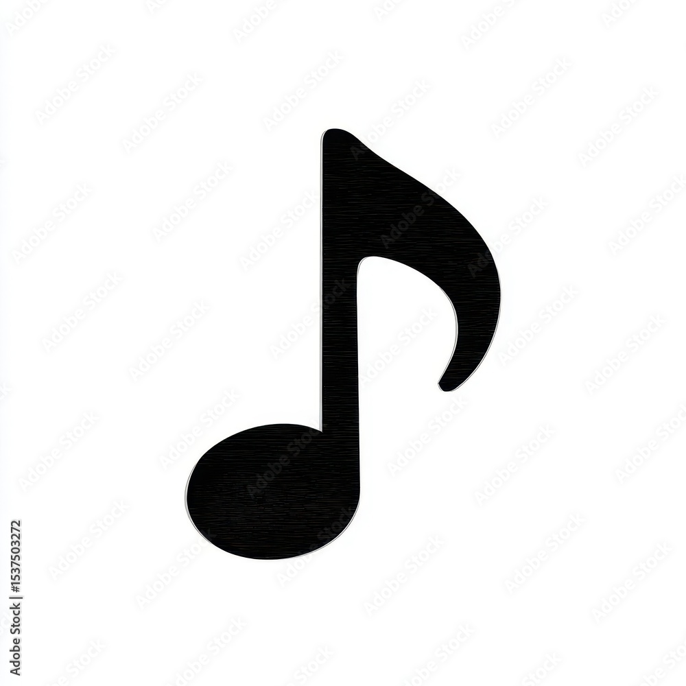 Vector symbols, including music notes icon and musical key signs, are set against a white background Vector symbols, including music notes icon and musical key signs, are set against a white background
