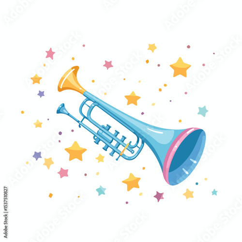 Colorful Party Festive Celebration Carnival Happy Entertaining Crowd EPS Vector Illustration