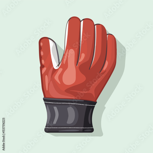 Professional Flat Design Golf Glove Icon Vector Illustration for Sports Websites
