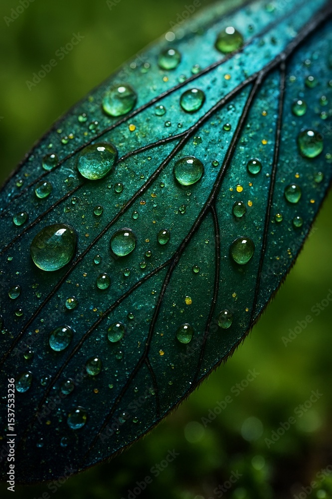 Naklejka premium macro photo of a wing