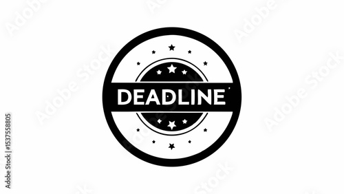 Deadline Seal Generated AI Design for Time Management and Project Planning