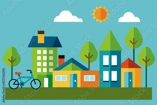 Vibrant Neighborhood Eco-Friendly Homes and Sustainable Living