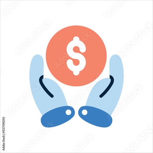 Savings icon vector