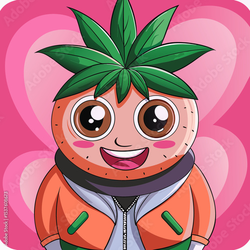 funny banana cartoon illustration