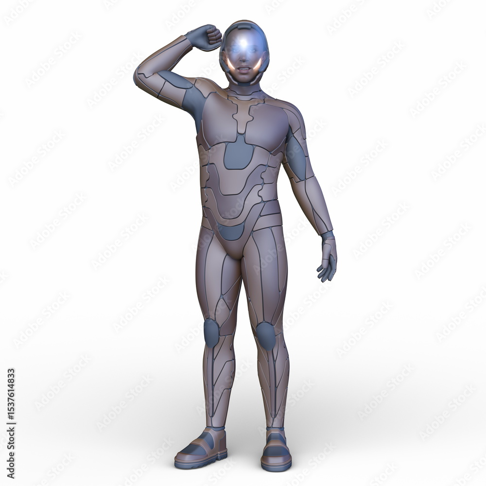 サイバーマン 3DCGレンダリング サイバーマン 3DCGレンダリング