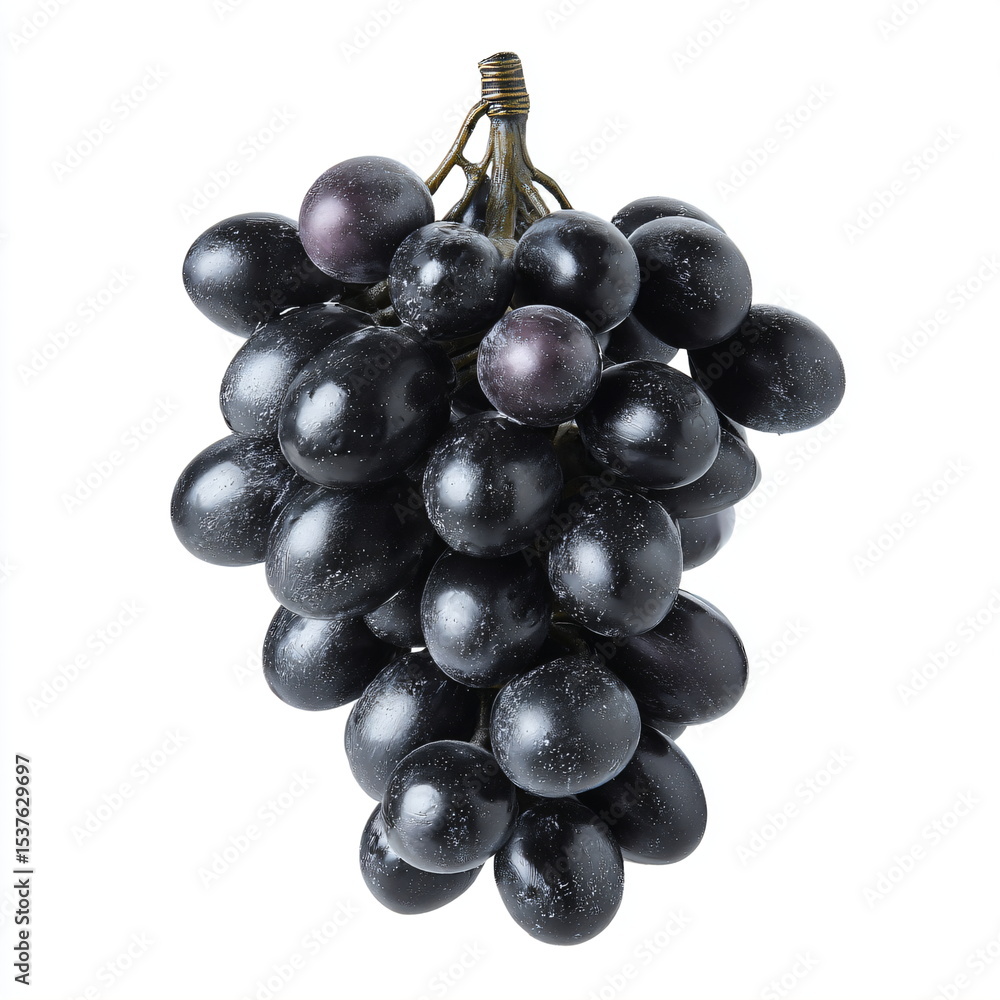 Fototapeta premium grapes bunch, black variety, matte finish
