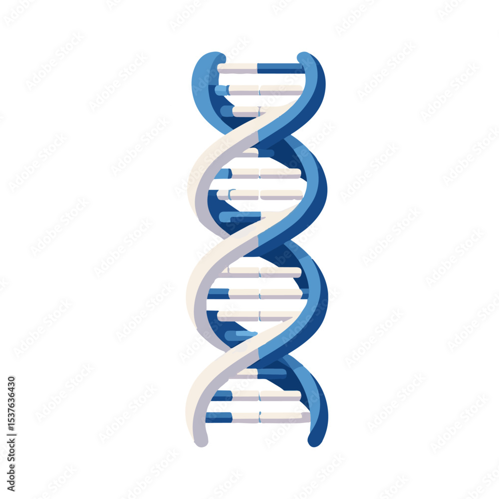 DNA helix illustration design DNA helix illustration design