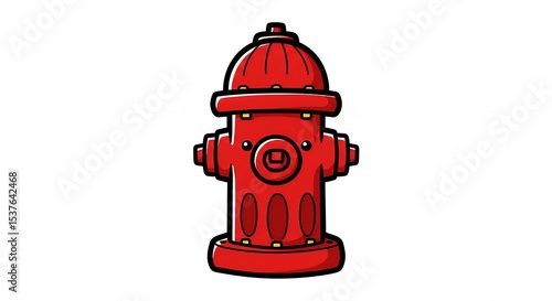 Wallpaper Mural Cartoon fire hydrant illustration Torontodigital.ca