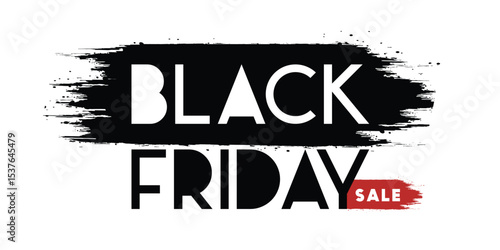 Black friday sale banner, card, poster.