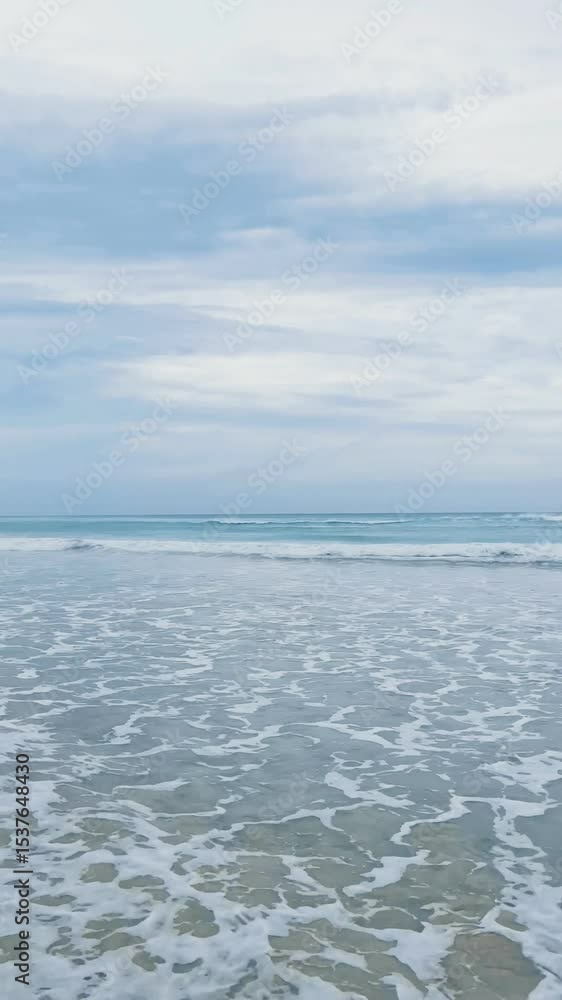 Wavy Caribbean sea under Cloudy dramatic sky on Varadero beach, Cuba Wavy Caribbean sea under Cloudy dramatic sky on Varadero beach, Cuba