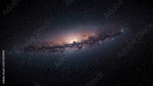Majestic Spiral Galaxy in the Vast Cosmos