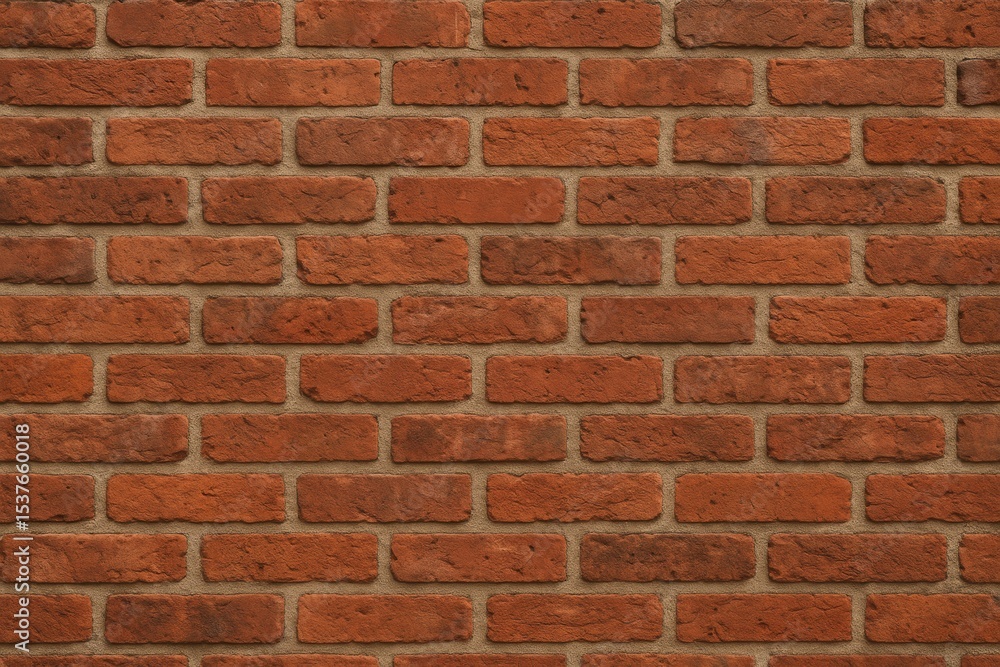 Red brick wall texture with seamless masonry pattern creating authentic construction material background for architectural and design applications Red brick wall texture with seamless masonry pattern creating authentic construction material background for architectural and design applications