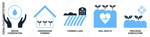 Set agriculture farming icon vector for various aspects of cultivation, livestock, and rural life. Ideal for agricultural businesses, food production, and sustainable development themes.