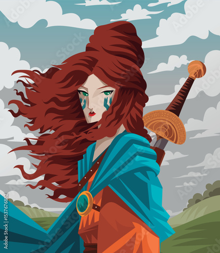 Boudica strong woman brave warrior