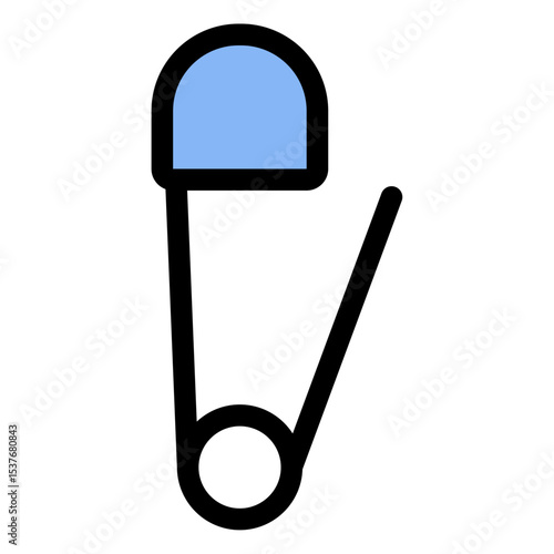 safety pin vector icon