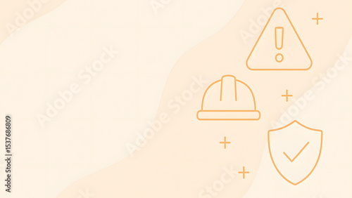 Minimalist Safety Presentation Background