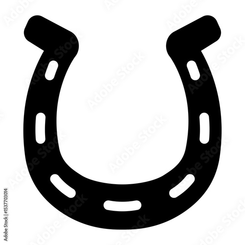 horseshoe vector icon