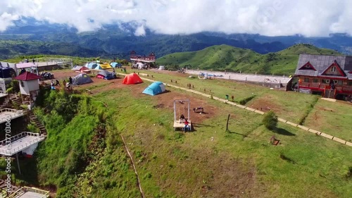 Wallpaper Mural village in the hill Torontodigital.ca