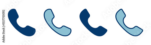 Call icon vector isolated on white background. Phone icon vector. mobile phone. telephone icon