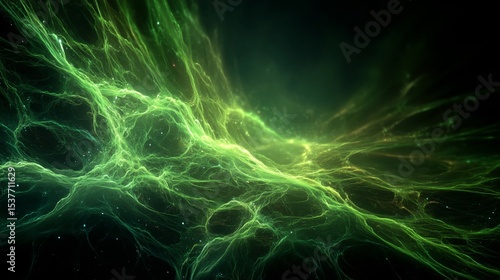 Electric Energy Flow in Green Plasma Wave