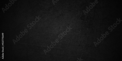 Black texture chalk board and black board background. stone concrete texture grunge backdrop background anthracite panorama. Panorama dark grey black slate background or texture.	
