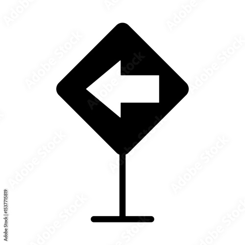 Detour Sign Icon