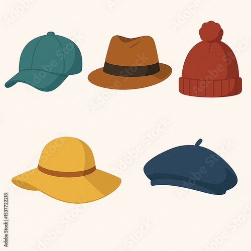 set of hats