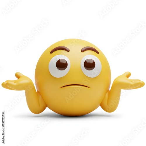 Shrugging Emoji Meaning Expression