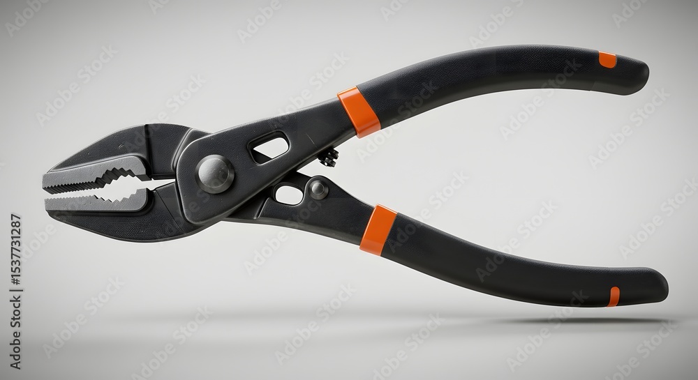 Obraz premium Professional-Grade Slip Joint Pliers with Ergonomic Grips