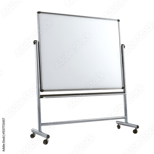 Wallpaper Mural A blank white whiteboard stands on a metal stand against transparent background

 Torontodigital.ca