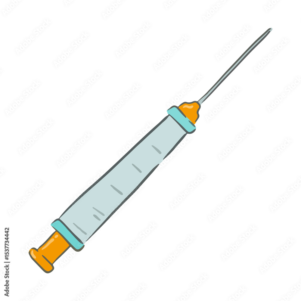 Fototapeta premium injection vector illustration