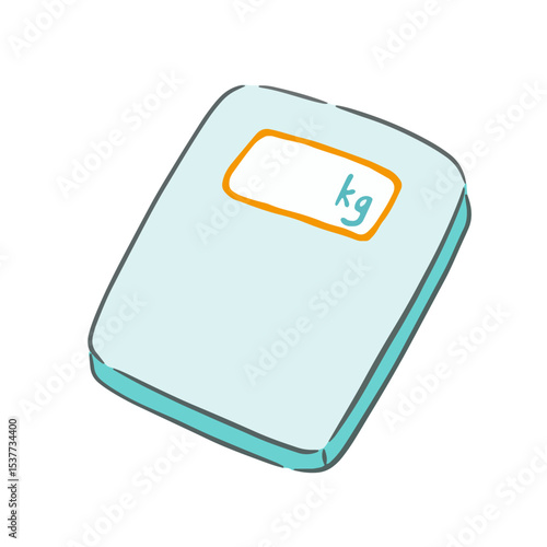 weighing scales vector illustration