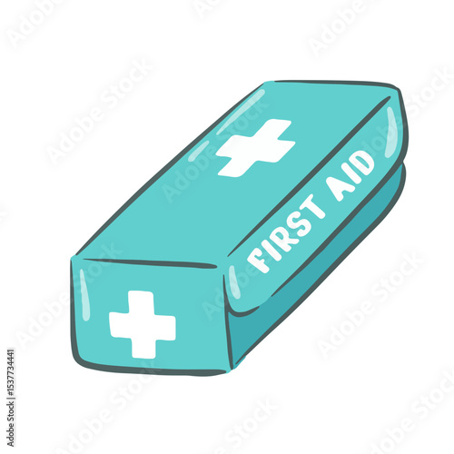first aid box vector illustration