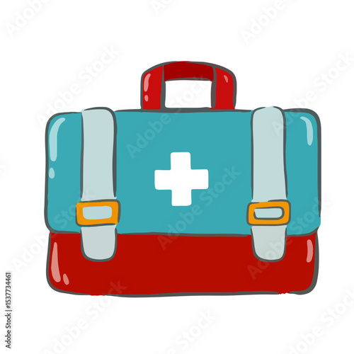 medicinal bag vector illustration